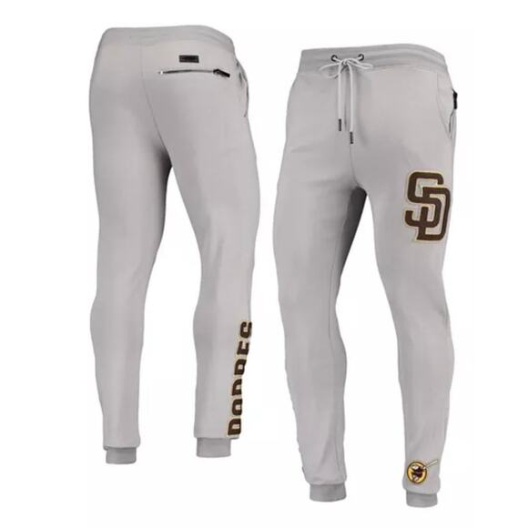 Pro Standard Men's Gray San Diego Padres Logo Jogger Pants size medium MLB - Picture 1 of 8